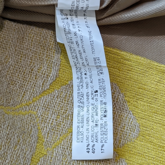 ZARA yellow burlap skirt - Picture 5 of 8